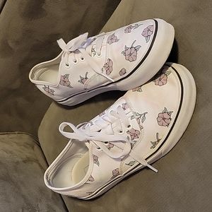 Vans "Thank you, have a nice day" rose shoes